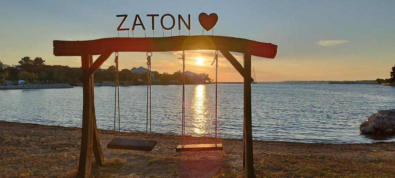 Studio Apartman Tonko - S Balkonom Zaton  Bagian luar foto